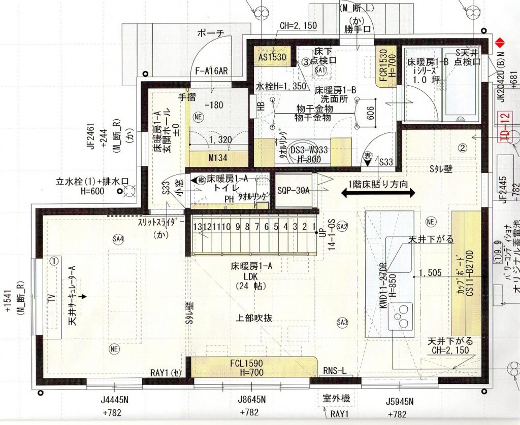 打ち合わせ1回目　1F